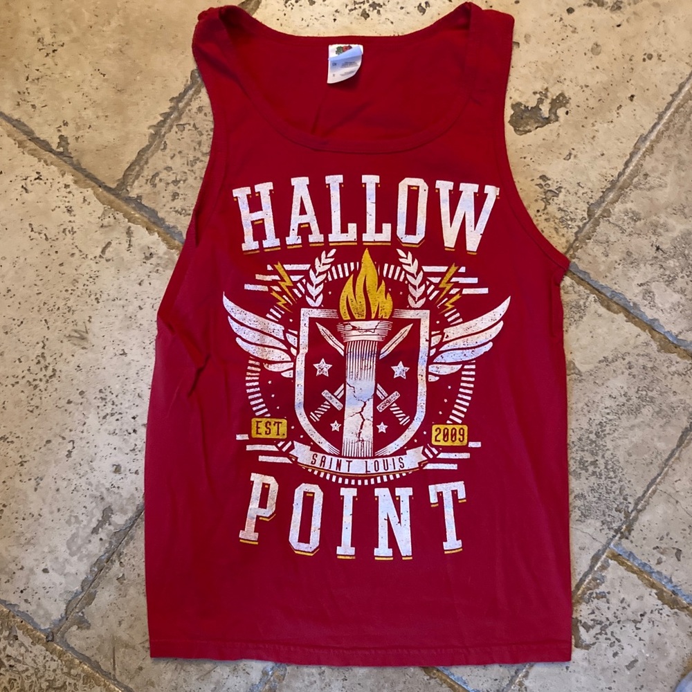 Hallow Point Metalband Red Tank